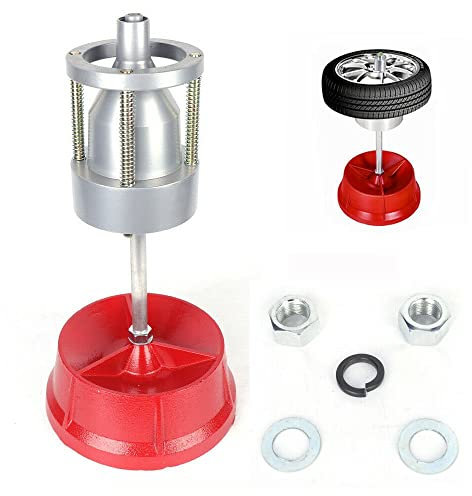RibasuBB Reifenausgleicher Auswuchtmaschine, Reifenwuchtmaschine Auto LKW Tragbare Radnabe Rad Reifen Balancer Level Meter für Auto, LKW, Van, Fahrrad