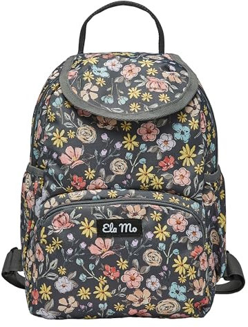Ela Mo Mini Rucksack Damen - Klein. elegant. super handlich - Rucksack Handtasche als idealer Begleiter für jede Gelegenheit (Summer Meadows)