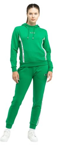 TOMBARRON Damen-Trainingsanzug mit Logo-Streifen, lässig
