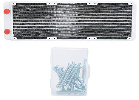 Gsycle Kühlkörper, 360 Mm, 12 Rohre, Wasserkühlung, Kühler, Wärmetauscher, Heizkörper, Weißes Kupfer, Flüssigkeitskühlung, Kühler Für Computer, PC, CPU