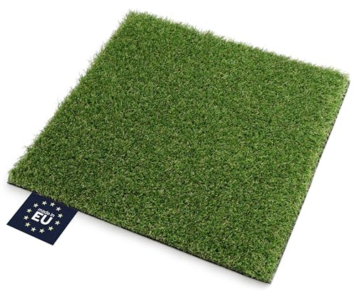 Primaflor Kunstrasen Miami | 200x200 cm | Grün | 22 mm hoch | UV-stabil & wetterfest | wasserdurchlässiger Rasenteppich | Outdoor Bodenbelag für Balkon, Terrasse, Garten & Gewerbe