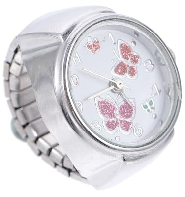 SAFIGLE Fingeruhr Mädchen Digitaluhr Fuchs en Für Digital Für Für Mini Ringe Metall Mann Schmetterling Fliege
