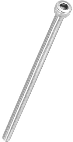 Kozelo 25 Stück Zylinderschrauben mit Innensechskant - [M4-0,7 x 90mm] 304 Edelstahl Vollgewinde Innensechskantschraube für Elektromotor 3D-Druck Lüfter Motorenaustausch, Silber