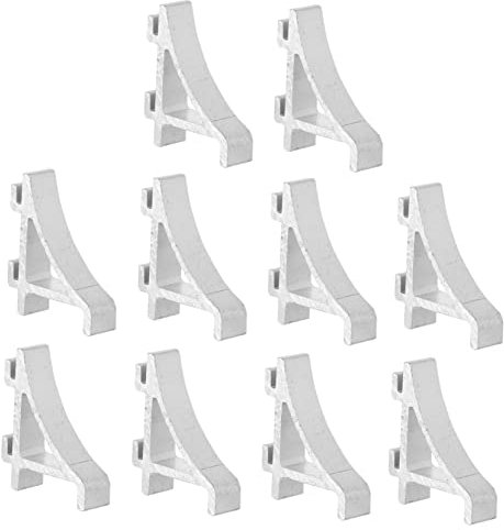 ULTECHNOVO 30pcs Aluminum Freezer Shelf Clip Refrigerator Support Clips for Fridge Shelves Food Pegs for Kitchen Storage Organisation