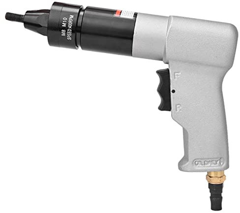 LUCKDANO Remachadora de Aire Remachadora Neumática, Rápido Automático, Herramienta de Tuerca de Bloqueo, Antideslizante, Amplio Rango de Aplicación (M8/M10 KP-7323)