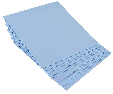 MOLUCKFU 50stücke Mikrofaser Reinigungstücher Brillenputztücher Fusselfrei Für Brillen Kameraobjektive Bildschirme Schmuck Taschenformat Wiederverwendbar