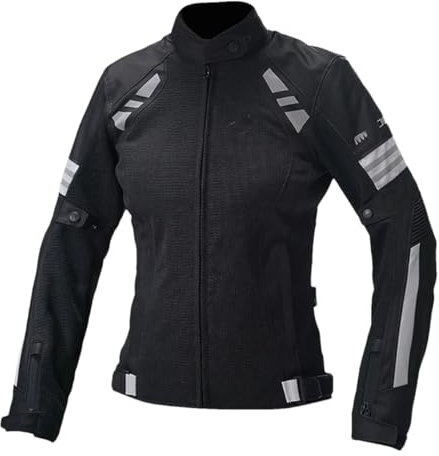 Chaqueta térmica de motocicleta para mujer, resistente al viento, para montar en el cuerpo, con almohadillas protectoras integradas y forro cálido, 7866, S