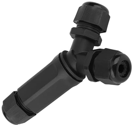 3 Way Wire Connector, 3 Pin Connector Junction Box Outdoor 3- Y Type Electrical Cable Connector for Outdoor Use with Performance