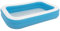 Large Inflatable Pool 1.95m x 1.4m – Family & Kids Outdoor Garden Swimming Paddling Pool – Heavy Gauge PVC – Easy to Inflate at Home – Includes Repair Patch – 440L Capacity – Pools for Garden