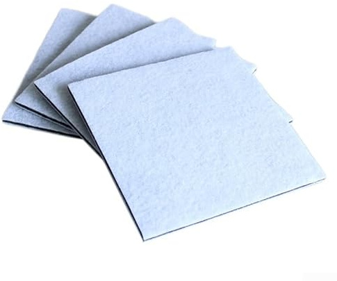 wenyouya Lot de 5 filtres en coton pour aspirateur - 15 x 15 cm - Double couche - Chiffon à récurer et éponge de protection du moteur
