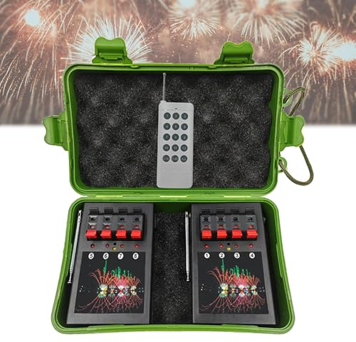 Sistema inalámbrico de disparo de fuegos artificiales – Sistema de disparo expandible alimentado por batería para bodas, fiestas y hoteles, respetuoso con el medio ambiente, funcionamiento remoto de