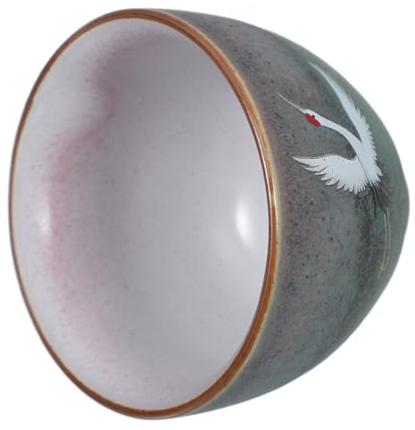 WATIIFUFU Taza de Individual con Esmalte de Horno Único Diseño Compacto y Portátil Preserva Sabor y Aroma Matcha o Suelto Casa u Oficina