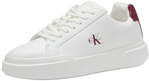 Calvin Klein Chunky Cupsole Laceup Blanco 006x