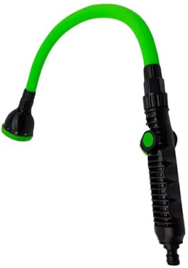 Sharplace Varilla de Riego con Rosca UE, Ajustable, Flexible, para Uso en Coche, Manguera de Jardín, Verde