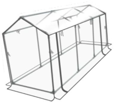 Sharplace Mini-Gewächshaus, Garten- und Kindergarten-Pflanzenabdeckung, tragbares Gewächshaus, durchsichtiges Zelt für Pflanzen außerhalb von, 180cmx60cmx78cm