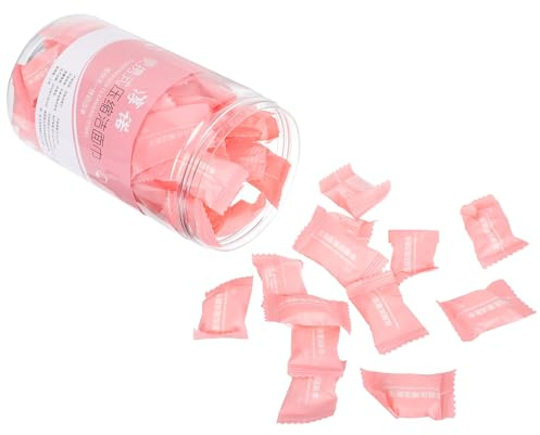 NOLITOY Serviettes Compressées Jetables Lot de 100 Serviette de Voyage Pratique en Tissu Non Tissé Spunlace Emballage Individuel pour Usage Extérieur