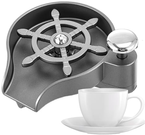 Cup Washer for Sink Kitchen Cup Cleaning Tool Stainless Steel | Glass Cleaning Washer forMugs Thermal Flasks Wine Glasses Coffee Cups