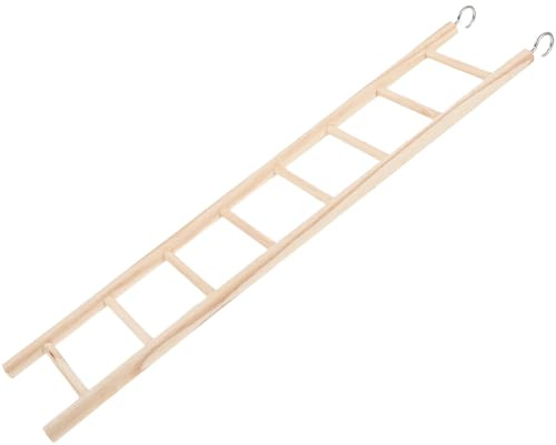 Escalera para Loros Garras de Molienda, Juguete de Madera | Pájaros y Jaulas, Color Caqui, Ampliación del Espacio de Actividad, Uso Doméstico Decorativo