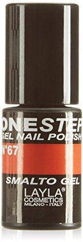 Layla Cosmetics One Step Gel Nagellack, Alpine White, 1er Pack (1 x 5 ml)