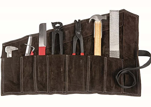 Hufbeschlag Garnitur-Set 9 tlg. Hufpflege Hufbeschlag Set im Lederetui
