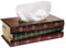 LIRENSHIGE Taschentuchspender, Box Kosmetiktücher, Taschentuchbox Tücherbox Kosmetikbox für Zuhause Büro Auto, Holz 25x14x10 cm Red