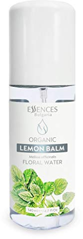 Essences Bulgaria Agua Floral de Melisa Orgánica 140ml | Para Pieles Propensas al Acné | Tónico Facial Equilibrante | Excelente Para Después del Afeitado | Sin Alcohol | Vegano