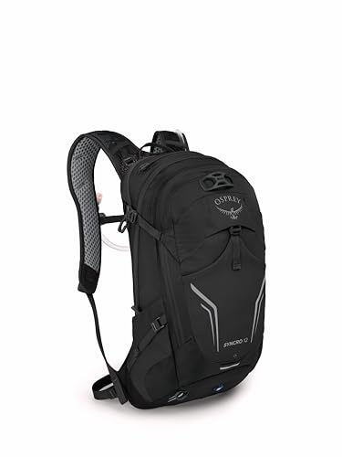 Osprey Syncro 12L Herren Wanderrucksack mit Hydraulikspeicher, Schwarz