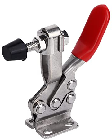 Glomora Stainless Steel Quick Release Toggle Clamp, 90° Bar Opens, 65° Handle Opens, Easy Control, Anti-Slip Handle, Suitable for Home Decor, Equipm