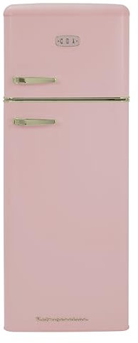 CDA Betty Tea Rose 55cm Free Standing Fridge Freezer Tea Rose D Rated