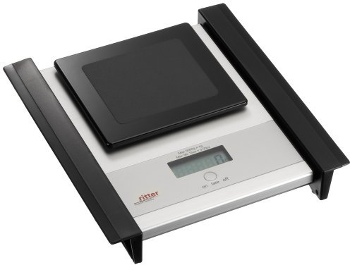 Ritter Einbauwaage für Schubkästen 30-40 cm - Rutschfest & Ausziehbar, Überlastanzeige, Tragkraft bis 5000g, Tarierfunktion, Präzise Küchenwaage für zuverlässige Messergebnisse