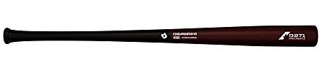 DeMarini 2018 D271 Pro Ahornholz Composite Baseballschläger, Herren, 2018 D271 Pro Maple Wood Composite Baseball Bat, schwarz/schwarz, 33 inch/30 oz