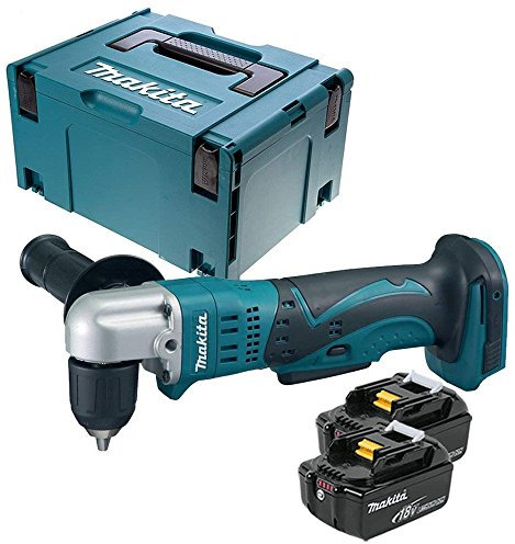 Makita DDA351 18v Cordless Angle Drill with 2 x 5Ah Battery & 821551-8 Type 3 Case