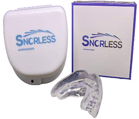 Snorless Blue Snorless - Anti-Schnarch-Mundschiene gegen Schnarchen - Effektive Erholung - Inklusive Bezug und Personalisierungswerkzeug.