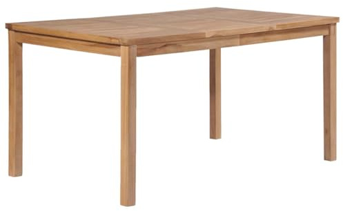 vidaXL Table de Jardin 150x90x77 cm Bois de Teck Solide
