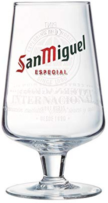 Official Genuine San Miguel 20oz Pint Beer Glass, Good for Home, Bar Use Or Even A Gift