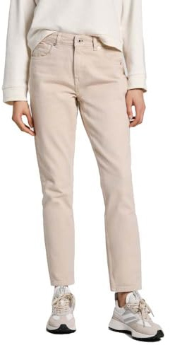 Pepe Jeans Femme Jean Coupe Taper Taille Haute Violet