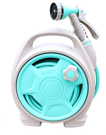 Mini Portable Garden Pipe Hose Reel Cart with Water Set Agricultural Home Garden Storage Suit Cart Car Wash Hose Car