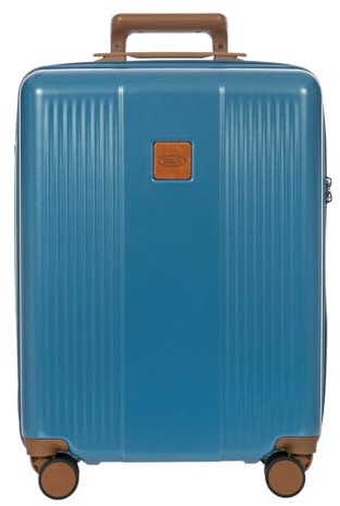 Bric's Kleiner Hartgepäck Kabinen-Koffer | Cabin-Trolley 38 x 20 x 55 cm aus hochwertigem, robustem Polycarbonat Material | für Damen und Herren | 4 Doppelrollen & TSA-Schloss | Ferrara Serie