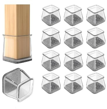 12 Pcs Chair Leg Floor Protectors