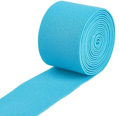 KFMON 4 cm de Large Bande élastique Plate, 6m 10 molor Lourd élastique élastique, Tissu Doux Confortable Extensible pour la Fabrication de vêtements, Artisanat, Habit