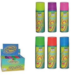 LP Divertissements Lot de 24 Bombes à serpentin 6 Couleurs 70ml Mix