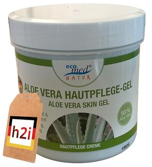 Aloe Vera Hautpflege-Gel – 250 ml – Feuchtigkeitsspendende Hautpflege für Gesicht & Körper – Schnell einziehendes Gel mit Aloe Vera – Für alle Hauttypen