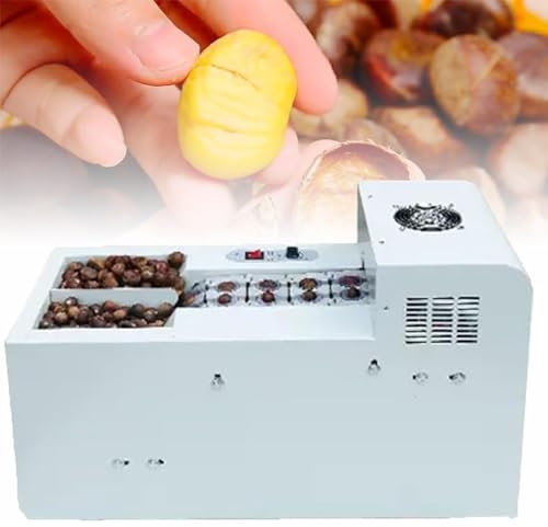 XCSCUK Descascarillado automático de castañas, máquina eléctrica de Muescas de castañas, Herramienta de Cascanueces Hest, para un procesamiento eficiente de nueces (B)