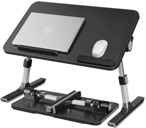 SONGMICS Support Ordinateur Portable, Table de Lit