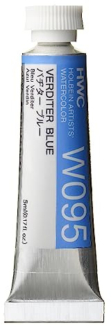 Holbein Aquarell: 5ml Tube VERDITER blau