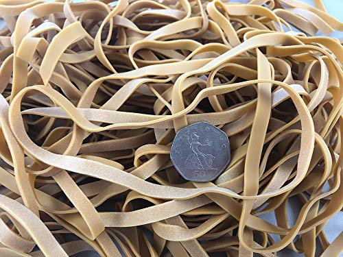 15 x Large 6 inch x 1/4 inch Wide Strong Rubber Elastic Bands No.69 152.4mm x 6.3mm