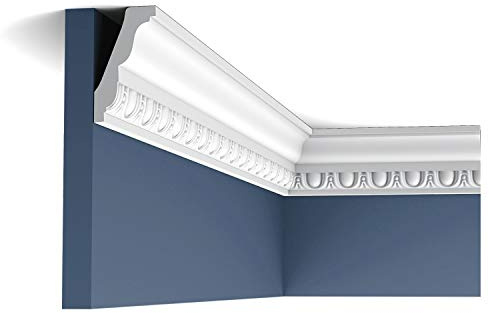 Orac Corniche C212 200 cm x 7,5 cm x 4,5 cm Mousse de polyuréthane rigide prétraité