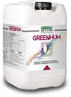 Greenhum (Estratti umici di leonardite) (20 kg), ammendante liquido per piante e fiori