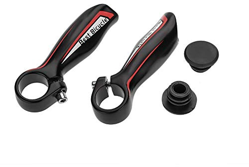 Wosume Lenker, 1 Paar Aluminiumlegierung Mountainbike Fahrrad Lenkerenden Handgriff Ende 22,2 mm leicht langlebig