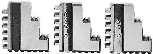 3 Stück Innenbacke, Spannbacke, Drehbacke, 20CrMn, für K11-100 4-Zoll 3-Backen Präzisions-Drehfutter mit Selbstzentrierung